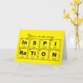 Chemisches Periodensystem der Elemente: InSPIRaTiO Karte (Gelbe Blume)