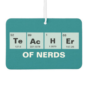 Chemisches Periodensystem der Elemente: TeAcHEr Autolufterfrischer