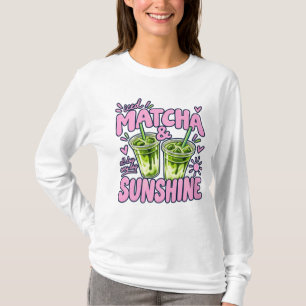 Chemise Iced Matcha und Sunshine, T-Shirt Matcha