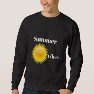 Chemise Summer Vibes Quote Du2019été Sweatshirt