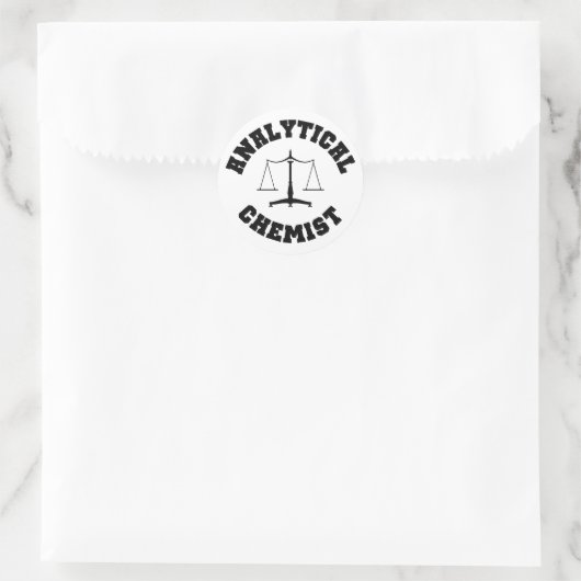 Chemist-Aufkleber Runder Aufkleber (Tasche)