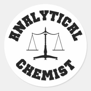 Chemist-Aufkleber Runder Aufkleber