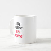 Chemist Badass Kaffeetasse (Vorderseite Links)