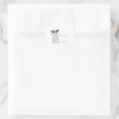 Chemist Chemie Labor Pun Pun Mole Liter Runder Aufkleber (Tasche)