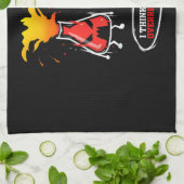 Chemist Chemie Labrador Chemie Sie sind überreagie Geschirrtuch (Gefaltet)