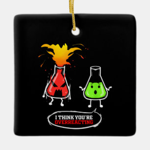 Chemist Chemie Labrador Chemie Sie sind überreagie Keramikornament