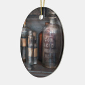 Chemist - Dinge, die brennen Keramik Ornament (Links)