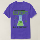 Chemist Elements Chemistry Lehrer Forscher T-Shirt (Design vorne)