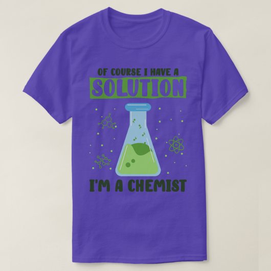 Chemist Elements Chemistry Lehrer Forscher T-Shirt (Design vorne)