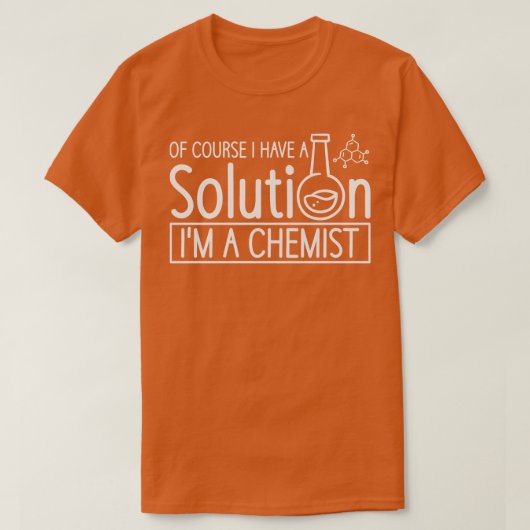 Chemist Elements Chemistry Lehrer Forscher T-Shirt (Design vorne)