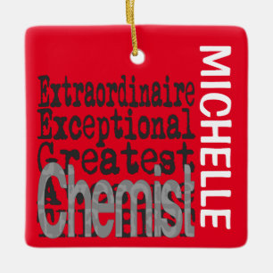 Chemist Extraordinaire CUSTOM Keramikornament