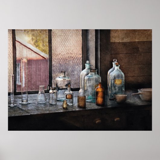 Chemist - Flaschen Poster (Vorne)