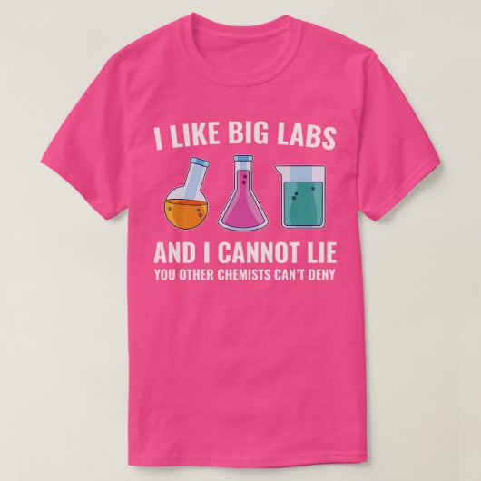 Chemist Funny Labradors Laboratory T-Shirt (Design vorne)