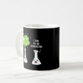 Chemist, glaube ich, Sie überreaktionieren Chemie Kaffeetasse (Vorderseite Links)