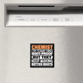Chemist Ich versuche, Dinge zu machen Lustige Sprü Magnet (In Situ (Geschirrspüler))