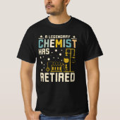 Chemist ist erschöpft T-Shirt (Vorderseite)