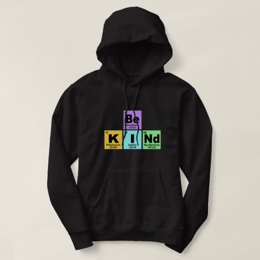 Chemist Job Art periodisches Tabellenelement Hoodie (Design vorne)