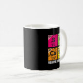 Chemist Job Witty Smart Pessimist Dark Spaß Chemi Kaffeetasse (VorderseiteRechts)