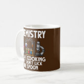Chemist Labrador Experimente für Chemielehrer  Kaffeetasse (Vorderseite Links)