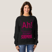 Chemist Lehrer wissenschaftlich Ah das Element der Sweatshirt (Vorne ganz)