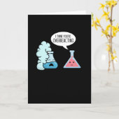 Chemist Reaction Chemistry Laboratory Karte (Gelbe Blume)