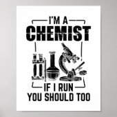 Chemist | Science Chemistry Students Geschenke Poster (Vorne)