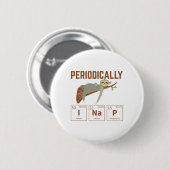 Chemist Sloth | Geschenke der Chemie Button (Vorne & Hinten)