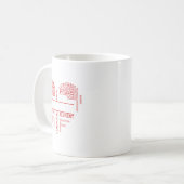 Chemist Valentines Day Gift Science Chemistry  Kaffeetasse (Vorderseite Links)