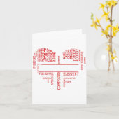 Chemist Valentines Day Gift Science Chemistry Karte (Gelbe Blume)