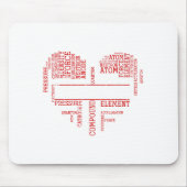Chemist Valentines Day Gift Science Chemistry Mousepad (Vorne)