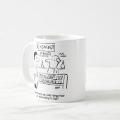 Chemist verkauft nur peinliche Produkte Kaffeetasse (Vorderseite Links)