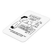 Chemist verkauft nur peinliche Produkte Magnet (Linke Seite)