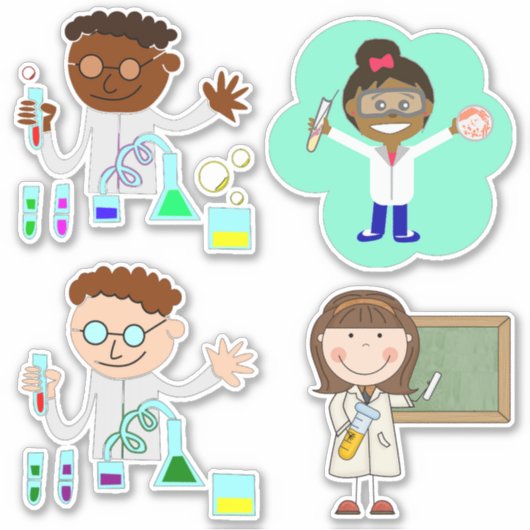 Chemist Vinyl Stickers Aufkleber (Vorderseite)