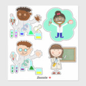 Chemist Vinyl Stickers Aufkleber (Blatt)
