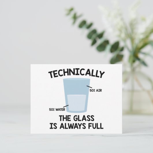 Chemist Water Chemistry Biochemie Lehrer Geschenk Postkarte (Stehend Vorderseite)