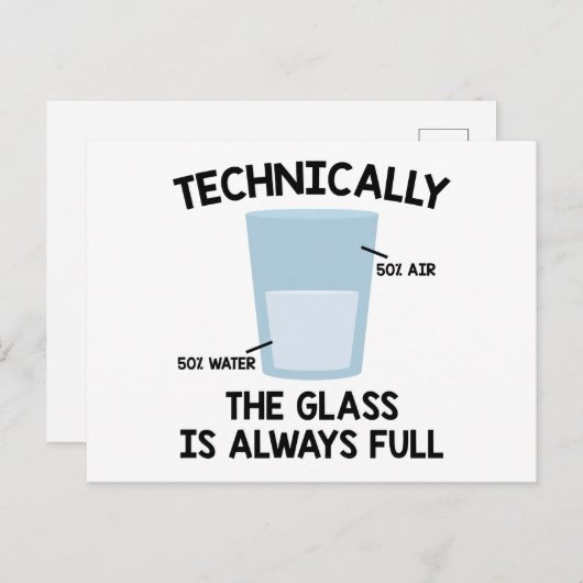 Chemist Water Chemistry Biochemie Lehrer Geschenk Postkarte (Vorne/Hinten)