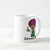 Chemist / Wissenschaftliche Jungenflaschen und Rea Kaffeetasse (VorderseiteRechts)