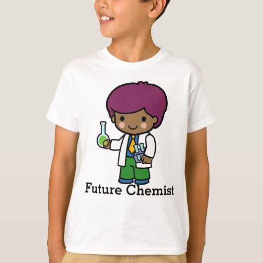 Chemist / Wissenschaftliche Jungenflaschen und Rea T-Shirt (Vorderseite)
