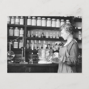 Chemistin, 1919 postkarte