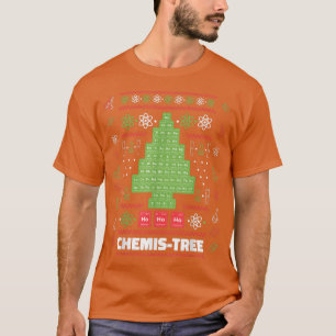 Chemistream Funny Science Christmas Tree Chemistry T-Shirt