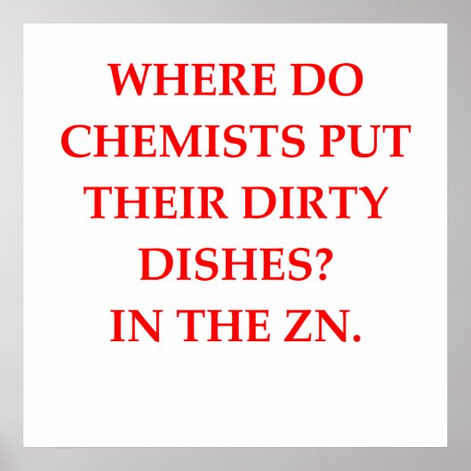 CHEMISTRIE POSTER (Vorne)
