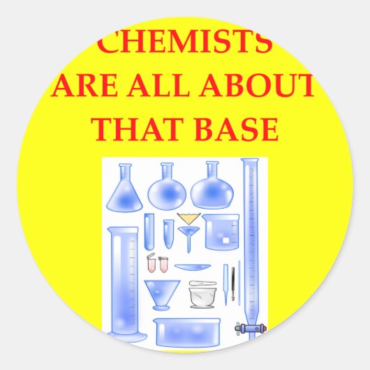 CHEMISTRIE RUNDER AUFKLEBER (Vorderseite)