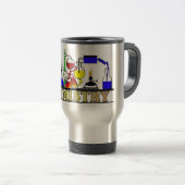 CHEMISTRISCHE BEAKERS UND FLASKS-LOGO REISEBECHER (VorderseiteRechts)