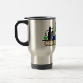 CHEMISTRISCHE BEAKERS UND FLASKS-LOGO REISEBECHER (Links)
