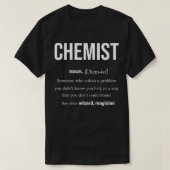 Chemistry Alchemy Biochemistry Formula Molecule 1 T-Shirt (Design vorne)