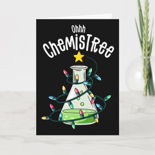Chemistry By Joy Haus Oh Chemistree Uni-adults  Karte (Vorderseite)