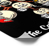 Chemistry Caffeine Molecule Funny Science Geek Cof Poster (Ecke)