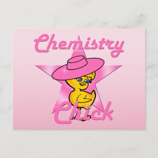 Chemistry Chick #8 Postkarte (Vorderseite)