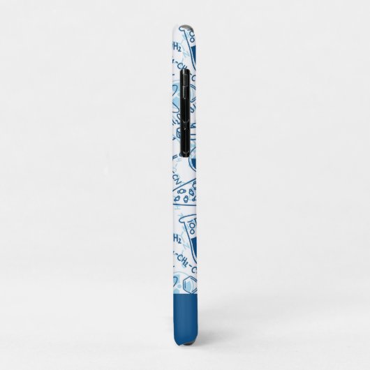 Chemistry Doodle Pattern Case-Mate iPhone Hülle (Hinten/Links)