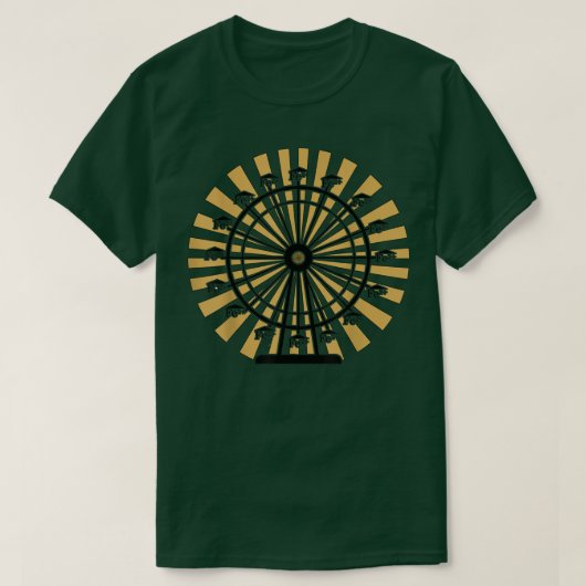 Chemistry Ferrous Wheel Feris Wheel Periodic Table T-Shirt (Design vorne)
